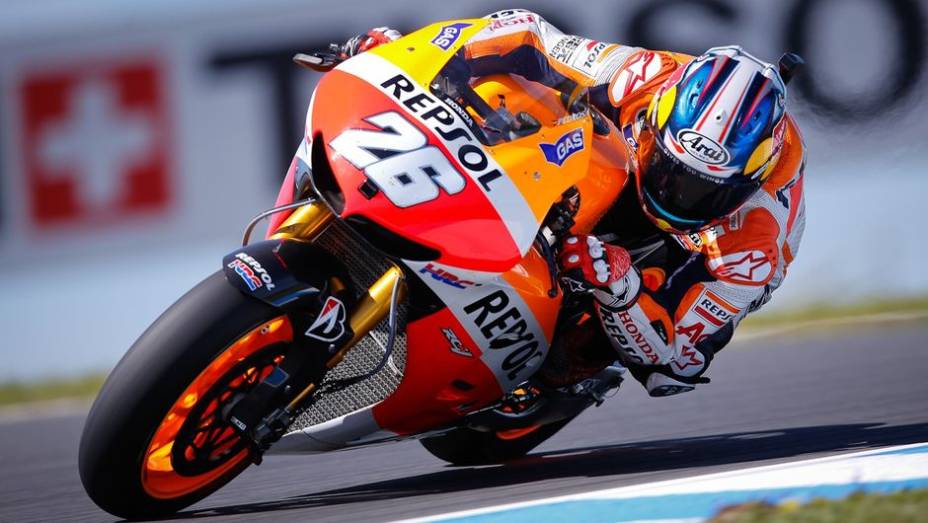 Dani Pedrosa (Repsol Honda Team) partir&aacute; em quinto | <a href="https://preprod.quatrorodas.abril.com.br/moto/noticias/motogp-lorenzo-pole-australia-757585.shtml" rel="migration">Leia mais</a>