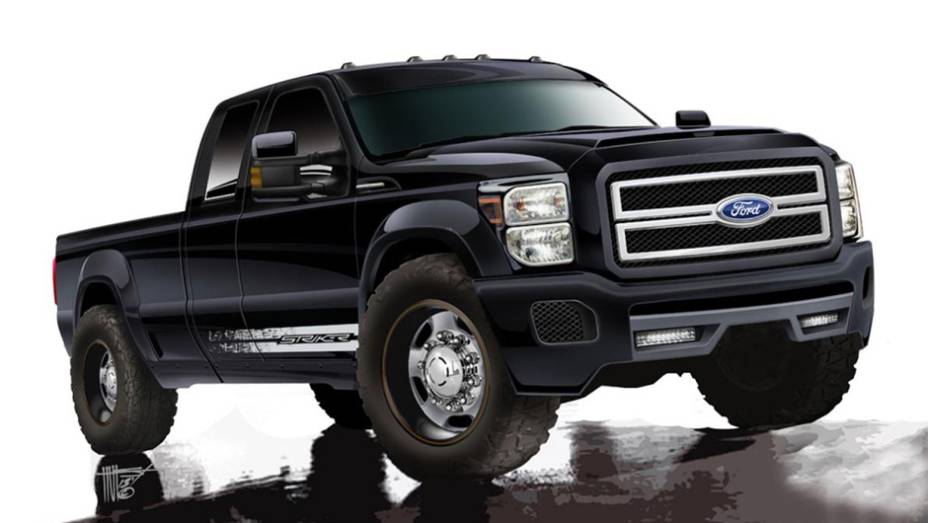 Ford F-250 Hulst Customs | <a href="https://preprod.quatrorodas.abril.com.br/noticias/fabricantes/ford-mostrara-picapes-sema-show-759058.shtml" rel="migration">Leia mais</a>