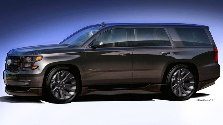 Chevrolet Tahoe Black concept | <a href="https://preprod.quatrorodas.abril.com.br/noticias/fabricantes/chevrolet-revela-mais-novidades-sema-show-759265.shtml" rel="migration">Leia mais</a> | <a href="https://preprod.quatrorodas.abril.com.br/galerias/especiais/sema-show-2013-parte-1-759076" rel="migration"></a>