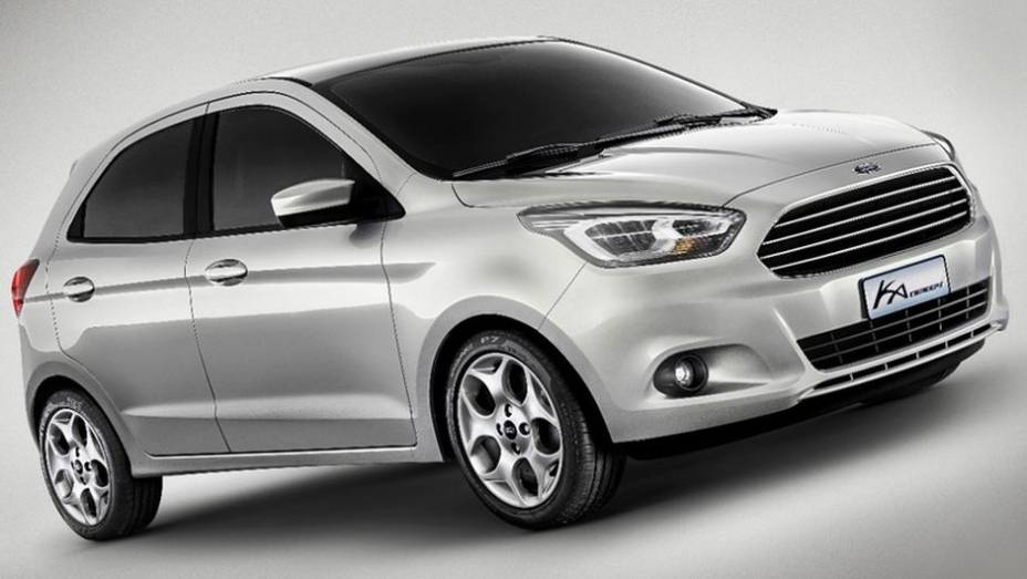 O Ka Concept, modelo que antecipa as linhas do futuro sucessor do Ka, foi mostrado oficialmente numa cerimônia organizada pela Ford em Camaçari (Bahia) | <a href="https://preprod.quatrorodas.abril.com.br/carros/lancamentos/ford-ka-concept-760160.shtml" rel="migration"></a>