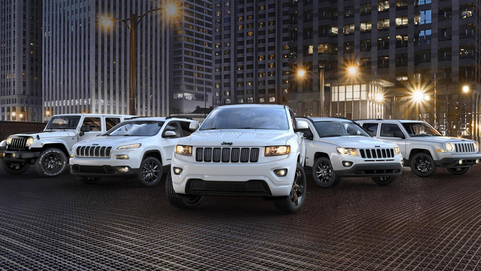 Cherokee, Grand Cherokee e Wrangler Altitude