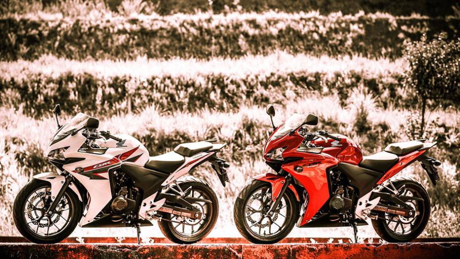 Bloco da nova CBR 500R desenvolve potência máxima de 50,4 cv e torque máximo de 4,55 mkgf | <a href="https://preprod.quatrorodas.abril.com.br/moto/noticias/honda-inicia-vendas-cbr-500r-brasil-773679.shtml" rel="migration">Leia mais</a>