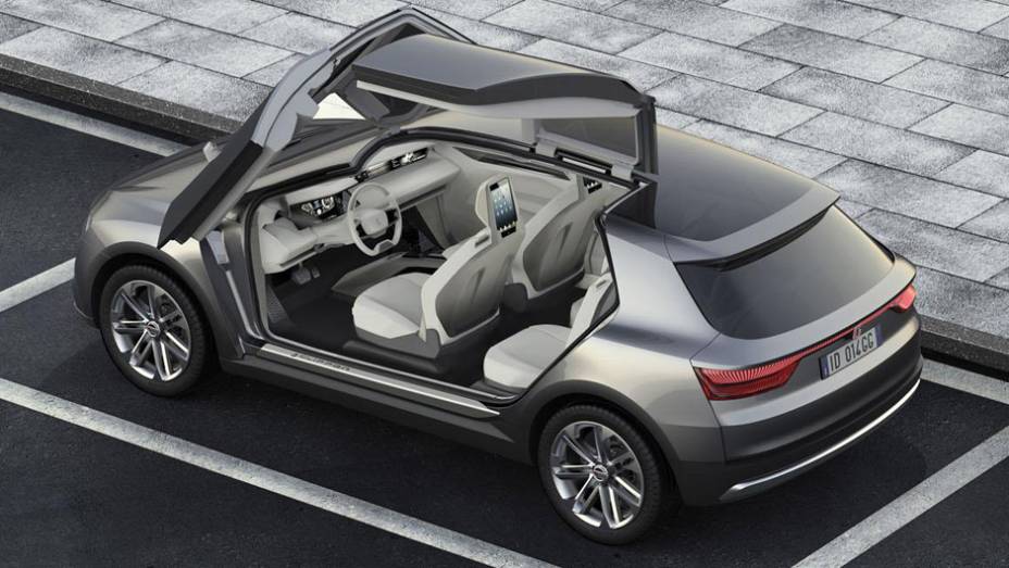 O modelo utiliza a plataforma MQB do Grupo Volkswagen e tem como característica mais marcante as portas traseiras no formato "asa de gaivota"... | <a href="https://preprod.quatrorodas.abril.com.br/noticias/saloes/genebra-2014/italdesign-giugiaro-apresenta-clipper-" rel="migration"></a>