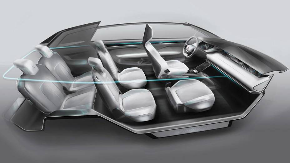 A ausência dos pilares tradicionais faz com que o Clipper concept garanta fácil acesso ao seu interior | <a href="https://preprod.quatrorodas.abril.com.br/noticias/saloes/genebra-2014/italdesign-giugiaro-apresenta-clipper-concept-775579.shtml" rel="migration">Leia mais</a>