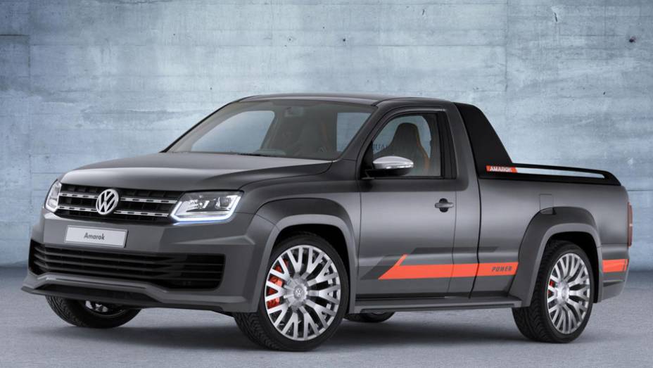 As primeiras imagens do Volkswagen Amarok Power concept chegaram à Internet | <a href="https://preprod.quatrorodas.abril.com.br/noticias/fabricantes/surgem-imagens-vw-amarok-power-concept-784231.shtml" rel="migration">Leia mais</a>