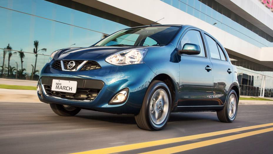 FLEX: 7) Nissan New March 1.0 - 8,7/12,5 (E/G) km/l na cidade e 10,4/14,8 (E/G) km/l na estrada | <a href="https://preprod.quatrorodas.abril.com.br/noticias/mercado/inmetro-atualiza-lista-carros-mais-economicos-pais-784794.shtml" rel="migration">Leia mais</a>