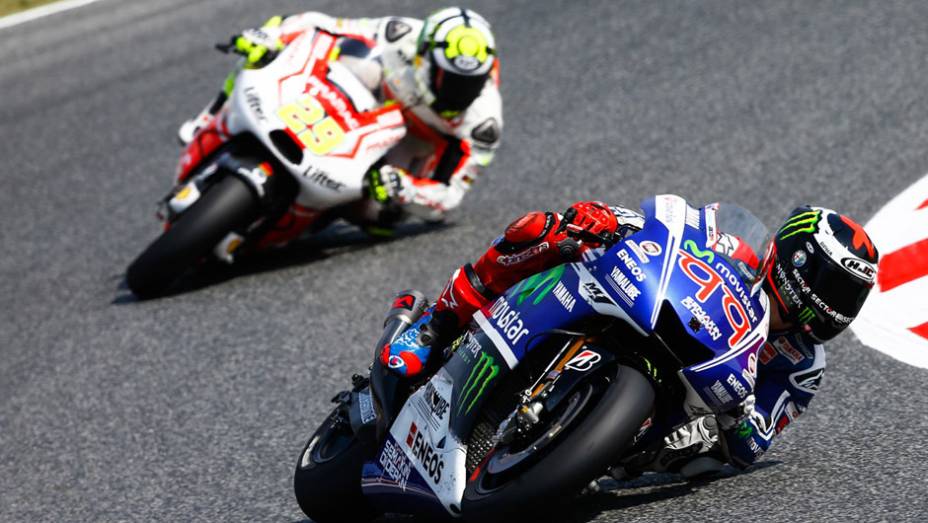 Jorge Lorenzo obteve apenas o quinto posto | <a href="https://preprod.quatrorodas.abril.com.br/moto/noticias/motogp-spargaro-surpreende-lidera-sexta-feira-786039.shtml" rel="migration">Leia mais</a>