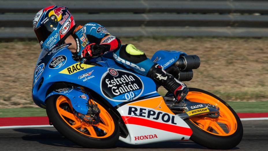 Alex Rins ponteou o pelotão da Moto3 | <a href="https://preprod.quatrorodas.abril.com.br/moto/noticias/motogp-dovizioso-lidera-treinos-aragon-802709.shtml" rel="migration">Leia mais</a>