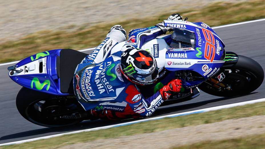 Jorge Lorenzo obteve a segunda posição | <a href="https://preprod.quatrorodas.abril.com.br/moto/noticias/motogp-dovizioso-mais-rapido-motegi-805474.shtml" rel="migration">Leia mais</a>