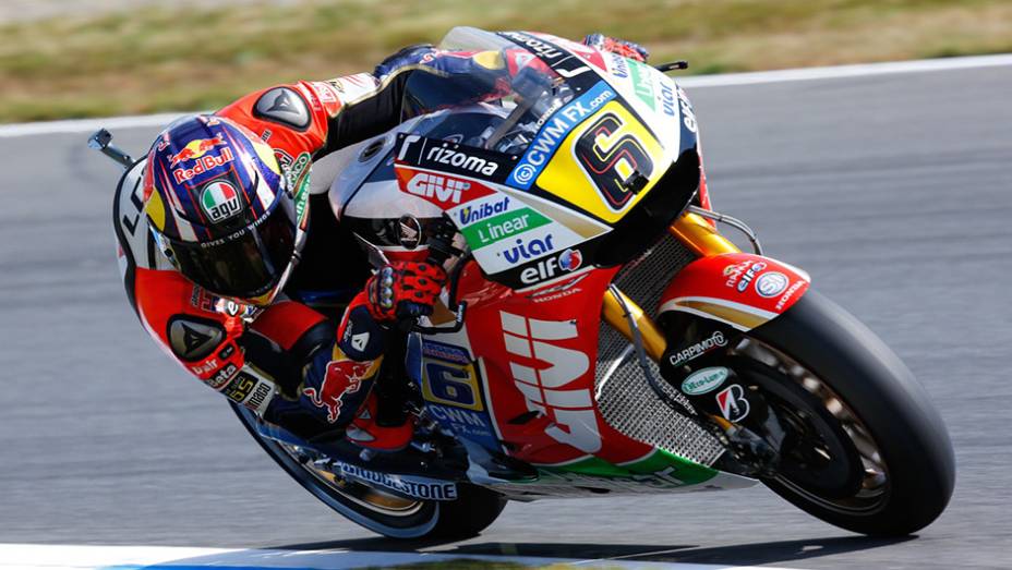 Em terceiro, ficou Stefan Bradl | <a href="https://preprod.quatrorodas.abril.com.br/moto/noticias/motogp-dovizioso-mais-rapido-motegi-805474.shtml" rel="migration">Leia mais</a>