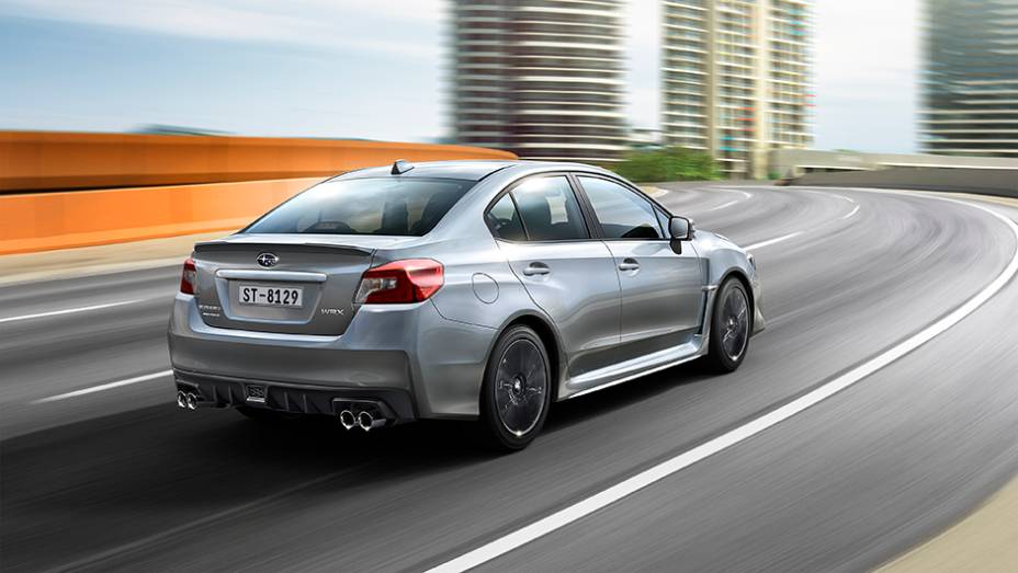 Transmiss&atilde;o varia entre: autom&aacute;tica esportiva de oito velocidades - Sport Lineartronic - e manual de seis velocidades. | <a href="https://preprod.quatrorodas.abril.com.br/noticias/fabricantes/subaru-apresenta-wrx-salao-automovel-806204.shtml" rel="migration">Leia mais</a>
