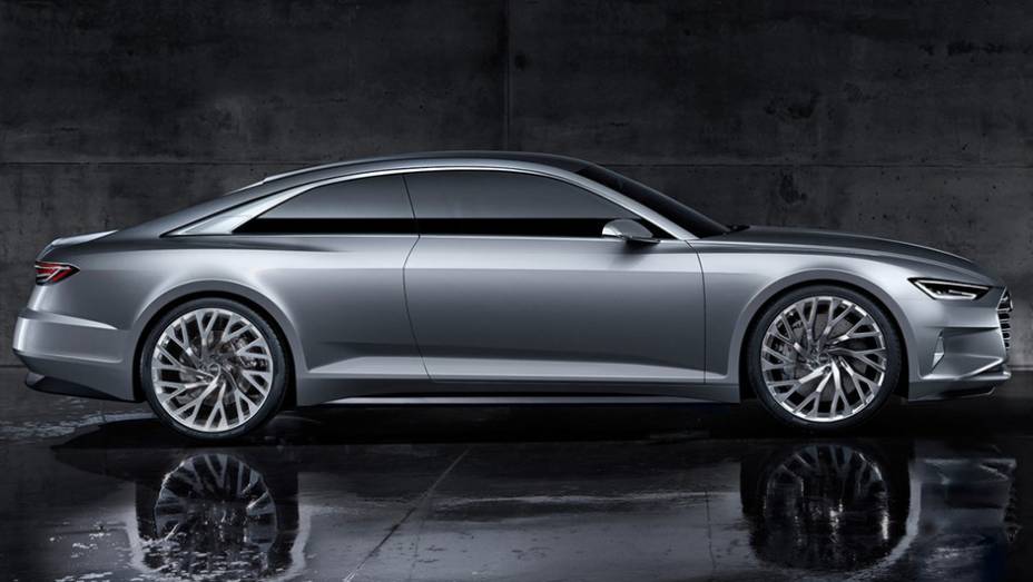 Ele foi preparado para antecipar a linha de desenho que a montadora alem&atilde; ir&aacute; seguir nos pr&oacute;ximos anos | <a href="https://preprod.quatrorodas.abril.com.br/noticias/saloes/losangeles-2014/conceito-audi-prologue-finalmente-revelado-816158.shtml" rel="migration">Leia mais</a>