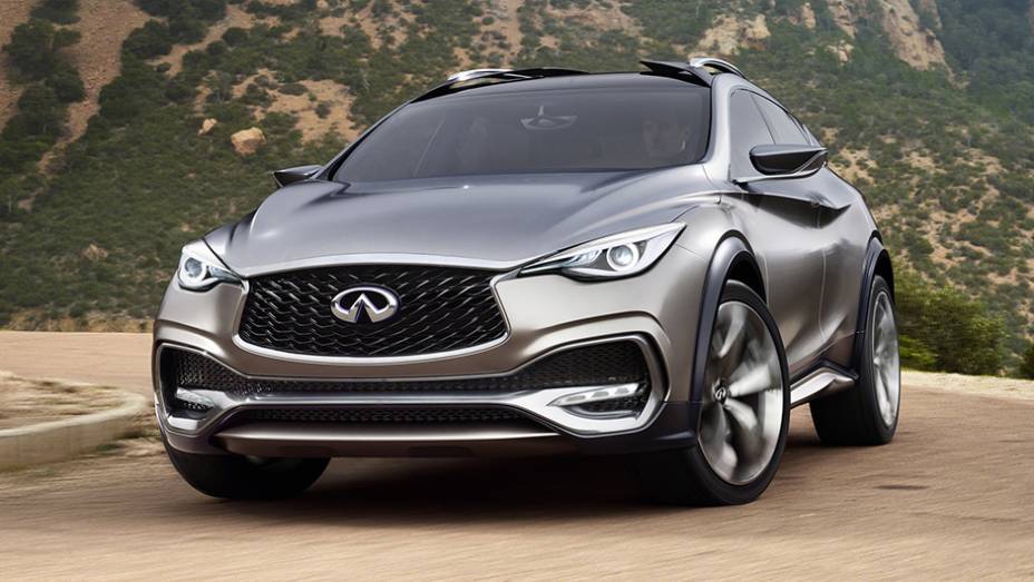 Além disso, subiu três centímetros e ganhou rodas de 21 polegadas | <a href="https://preprod.quatrorodas.abril.com.br/noticias/saloes/genebra-2015/infiniti-mostra-qx30-concept-837863.shtml" rel="migration">Leia mais</a>