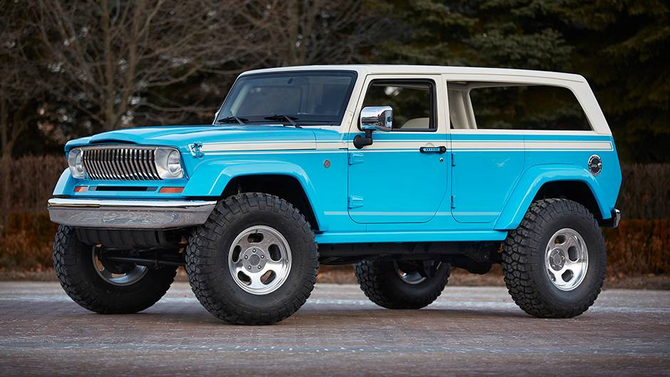 A Jeep exibiu os carros-conceito que usar&aacute; em seu tradicional evento de P&aacute;scoa nos EUA. Este &eacute; o Chief, baseado no Wrangler | <a href="https://preprod.quatrorodas.abril.com.br/noticias/fabricantes/jeep-mostra-conceituais-evento-pascoa-849122.shtml" rel="migration">Leia mais</a>