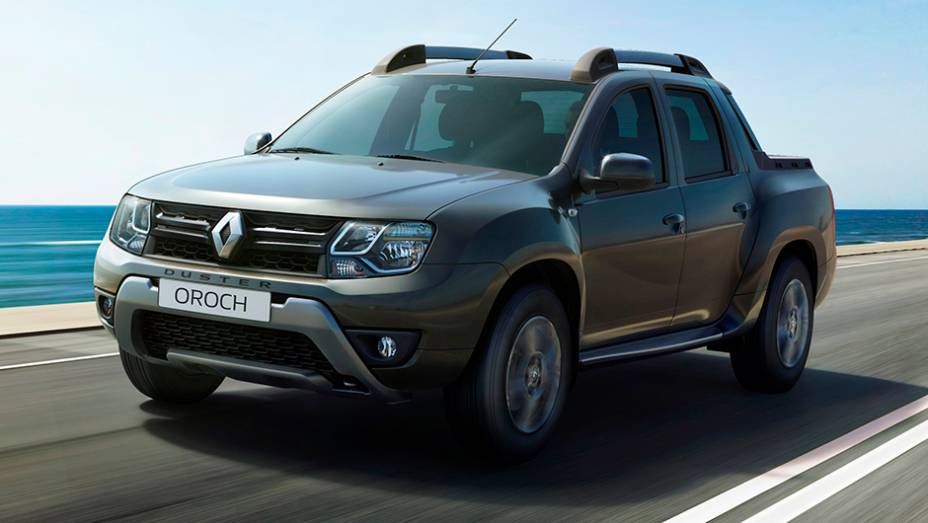 A nova picape média da Renault, como seu nome sugere, é baseada no utilitário Duster | <a href="https://preprod.quatrorodas.abril.com.br/noticias/saloes/buenos-aires-2015/renault-exibe-duster-picape-sandero-r-s-877281.shtml" rel="migration">Leia mais</a>