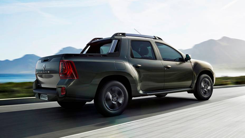 O modelo tem cabine dupla, quatro portas e espaço para cinco pessoas | <a href="https://preprod.quatrorodas.abril.com.br/noticias/saloes/buenos-aires-2015/renault-exibe-duster-picape-sandero-r-s-877281.shtml" rel="migration">Leia mais</a>