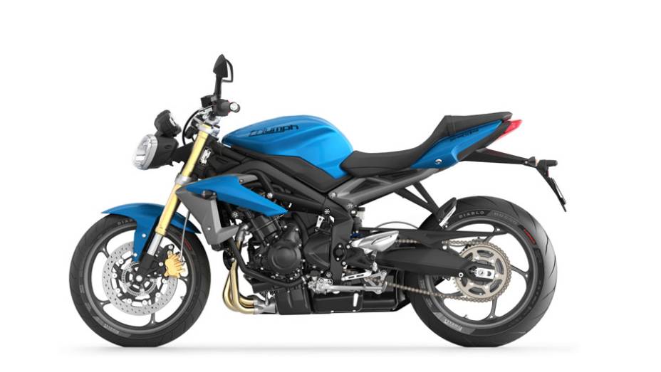 A estratégia da Triumph juntar o estilo da Speed Triple com a agilidade da Daytona 675R | <a href="https://preprod.quatrorodas.abril.com.br/moto/noticias/triumph-lanca-daytona-675r-street-triple-741449.shtml" rel="migration">Leia mais</a>