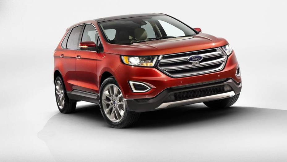 A profunda reestiliza&ccedil;&atilde;o deixou o SUV com ar mais esportivo, especialmente na frente | <a href="https://preprod.quatrorodas.abril.com.br/noticias/saloes/paris-2014/ford-apresenta-novo-edge-787116.shtml" rel="migration">Leia mais</a>