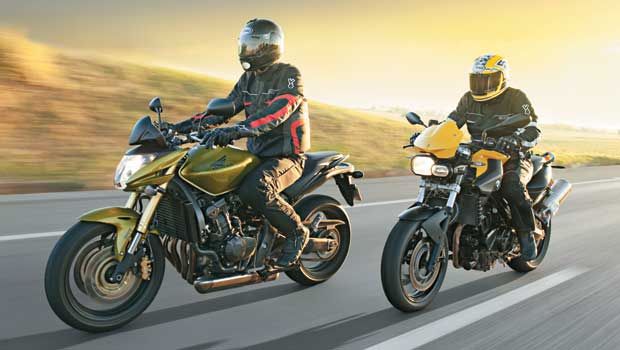 Honda CB 600F Hornet x BMW F 800 R Honda CB 600F Hornet x BMW F 800 R