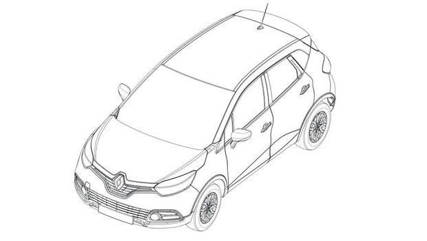 Vazam esboços da versão de produção do Renault Captur