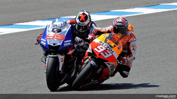Pilotos comentam toque de Márquez e Lorenzo Pilotos comentam toque de Márquez e Lorenzo