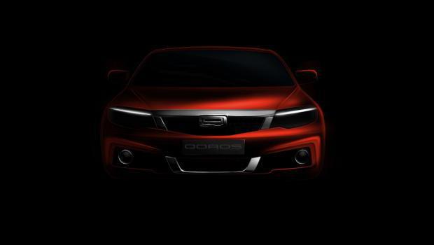 Qoros mostra teaser de novo modelo