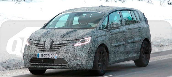 Renault Espace é flagrado durante teste de inverno