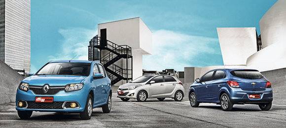 Sandero x Onix x HB20