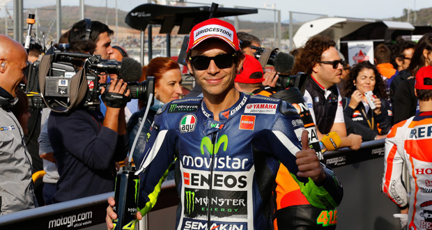 MotoGP: Rossi é pole na última corrida do ano MotoGP: Rossi é pole na última corrida do ano