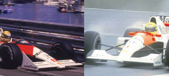 McLarens de Senna brigam no Duelo da Semana