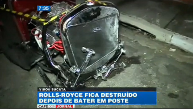Emissora confunde hot rod com Rolls-Royce
