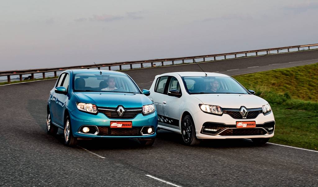 Comparativo: Sandero Dynamique x Sandero R.S.