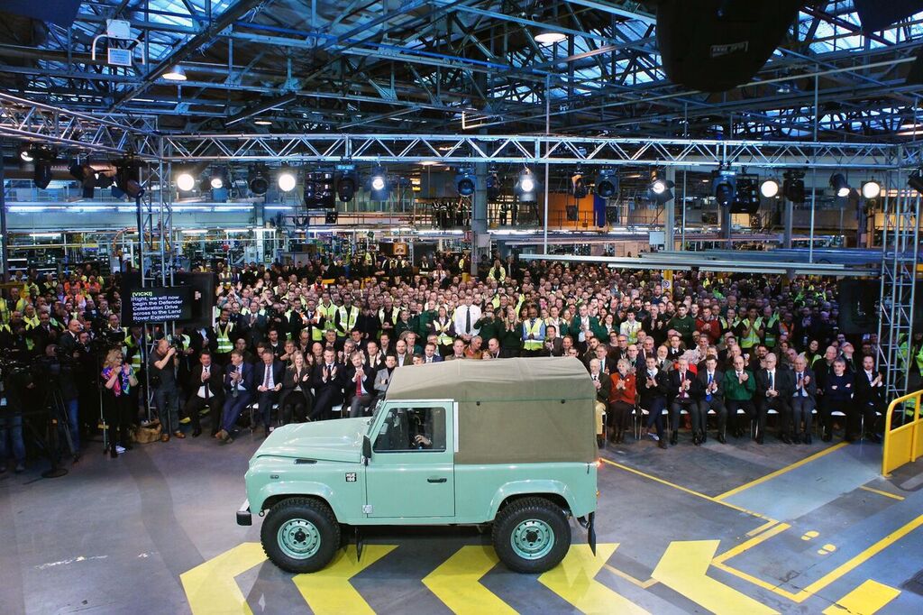 Último Land Rover Defender produzido Último Land Rover Defender produzido