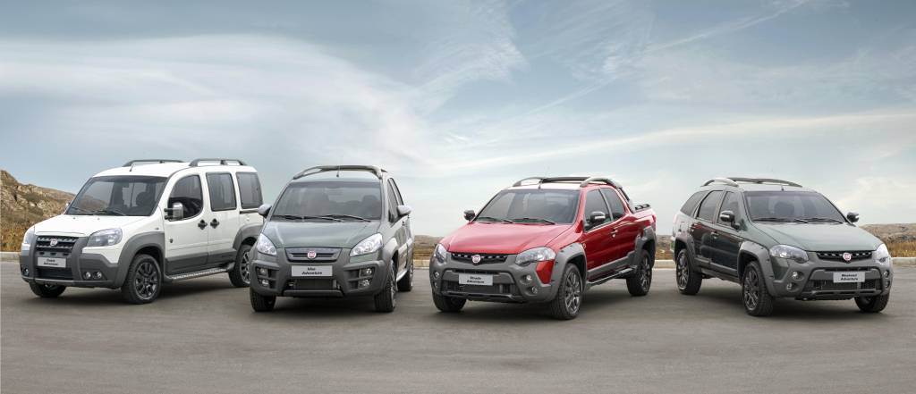Fiat estende série Extreme para Idea, Doblò e Weekend