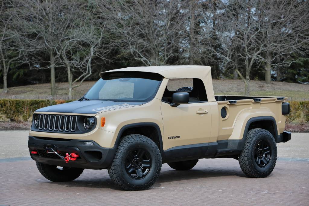 Jeep cria picape conceitual baseada no Renegade
