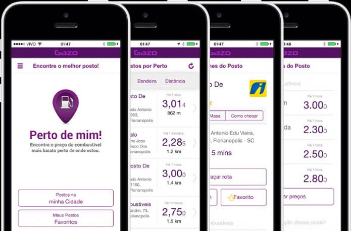 Aplicativos ajudam a encontrar o combustível mais barato e vantajoso