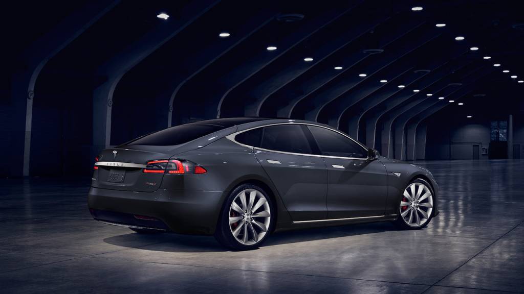 Tesla Model S facelift rear Tesla Model S facelift rear