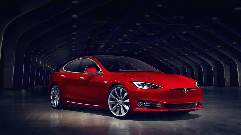 Tesla Model S facelift front Tesla Model S facelift front