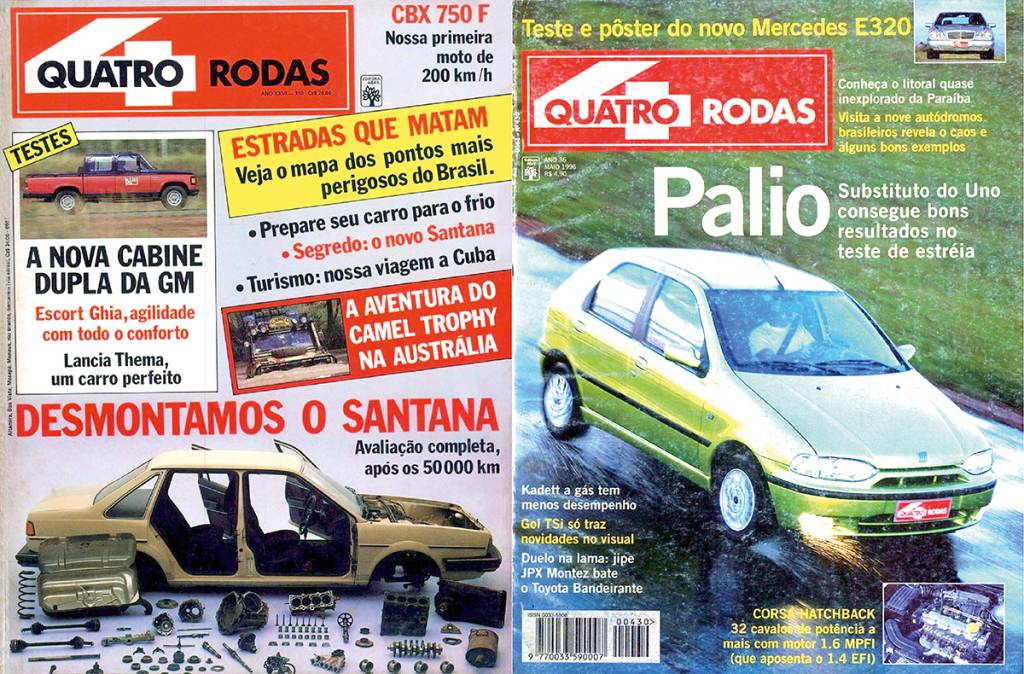 Marcha a ré - 1986 e 1996 Marcha a ré - 1986 e 1996