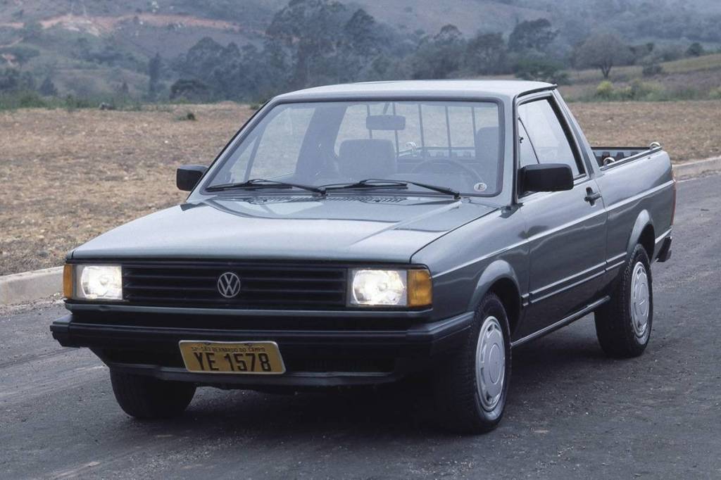 VW Saveiro GL 1989 Frente da Saveiro GL, ano 1989, da Volkswagen