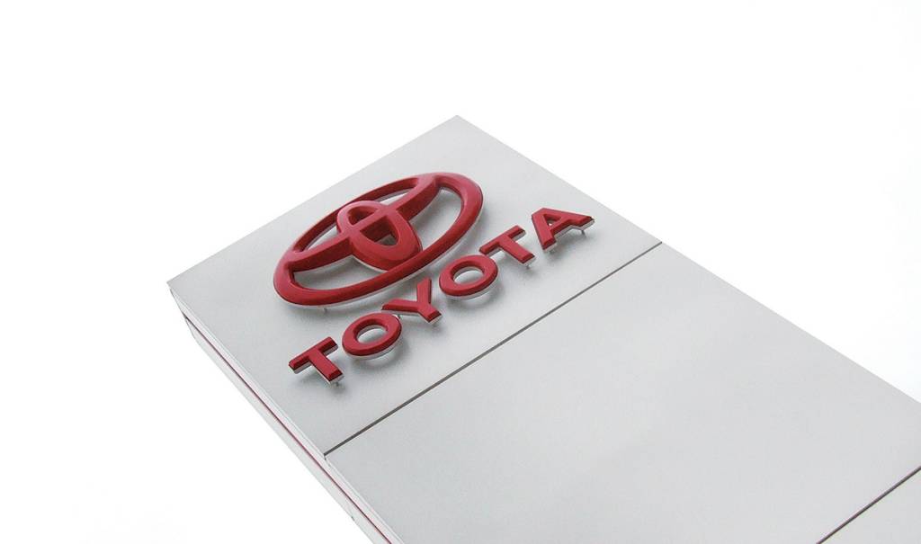 Imagem de uma concessionária Toyota Imagem de uma concessionária Toyota