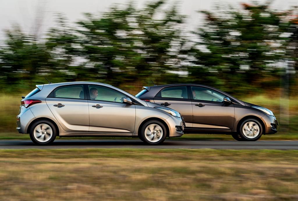 Hyundai HB20 1.6 x HB20 1.0 Turbo Hyundai HB20 1.6 x HB20 1.0 Turbo