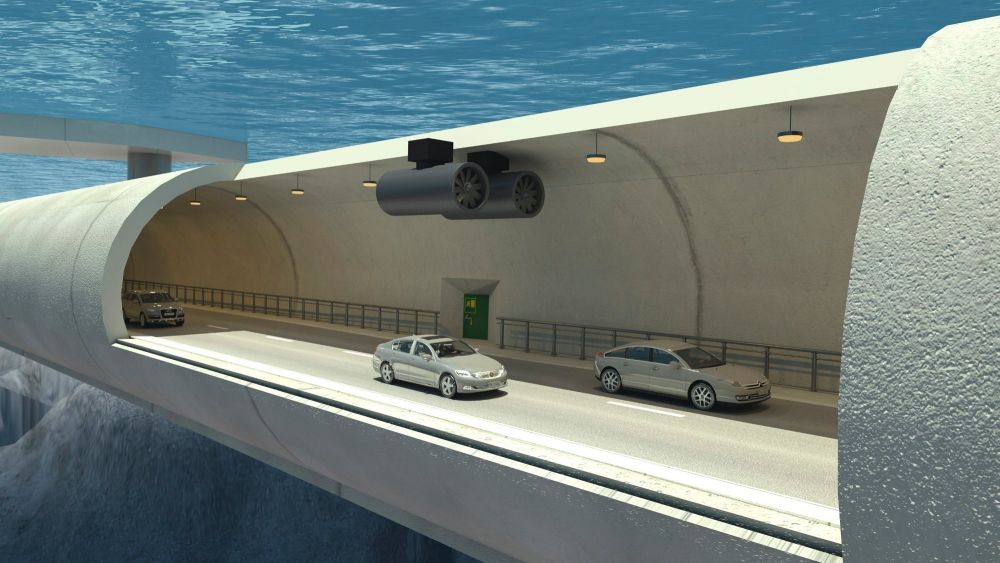 Túnel flutuante Túnel flutuante