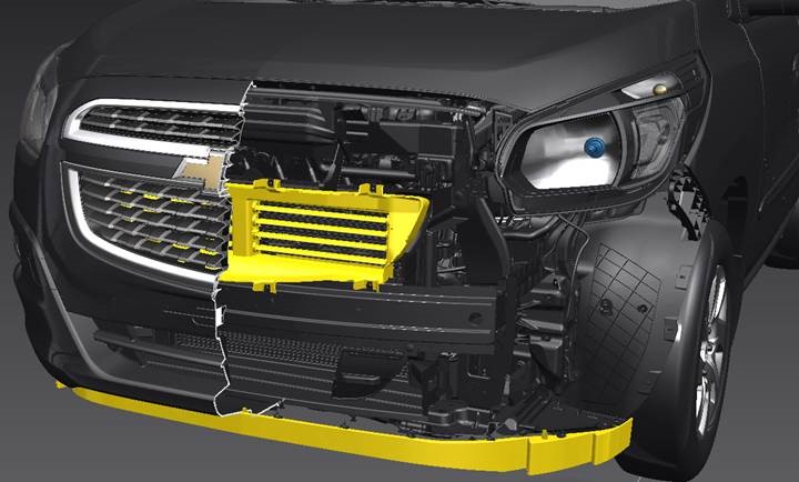 Grade Ativa do chevrolet spin