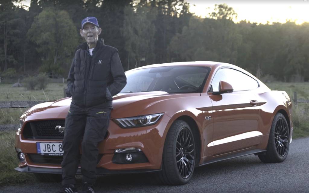 Lennart Ribring e seu Ford Mustang GT 1 Lennart Ribring e seu Ford Mustang GT 1