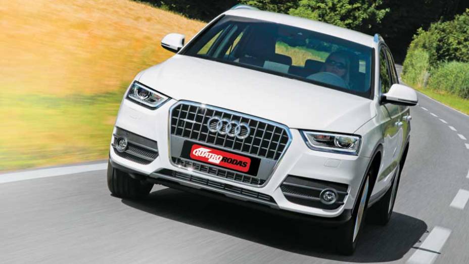O Q3 quer entrar de penetra no p&uacute;blico de BMW X1 e Volvo XC60