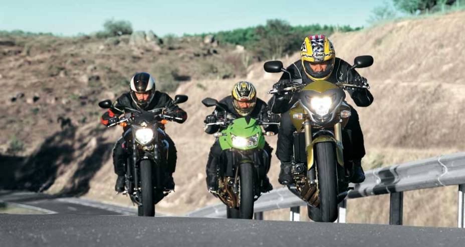 Com o face-lift, a Hornet volta a ficar &agrave; frente de XJ6N e Z750