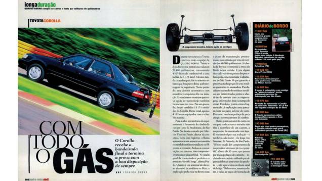 Toyota Corolla: o primeiro modelo da marca japonesa testado no Longa Duração praticamente não apresentou problemas sérios e se despediu com a mesma boa-forma de sempre | <a href="https://preprod.quatrorodas.abril.com.br/acervodigital/home.aspx?edicao=489&pg=103" rel="migration">L</a> Toyota Corolla: o primeiro modelo da marca japonesa testado no Longa Duração praticamente não apresentou problemas sérios e se despediu com a mesma boa-forma de sempre | <a href="https://preprod.quatrorodas.abril.com.br/acervodigital/home.aspx?edicao=489&pg=103" rel="migration">L</a>