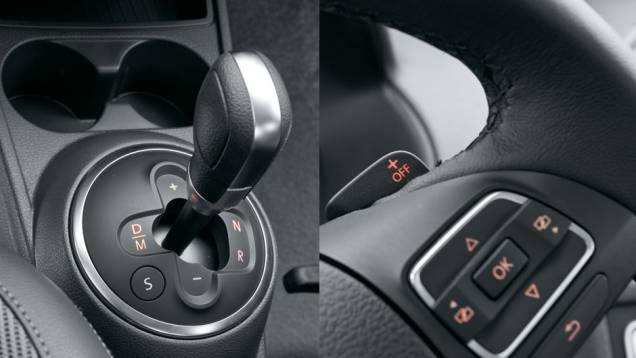 As trocas também podem ser feitas no volante | <a href="https://preprod.quatrorodas.abril.com.br/carros/lancamentos/vw-voyage-comfortline-699016.shtml" rel="migration">Leia mais</a> As trocas também podem ser feitas no volante | <a href="https://preprod.quatrorodas.abril.com.br/carros/lancamentos/vw-voyage-comfortline-699016.shtml" rel="migration">Leia mais</a>