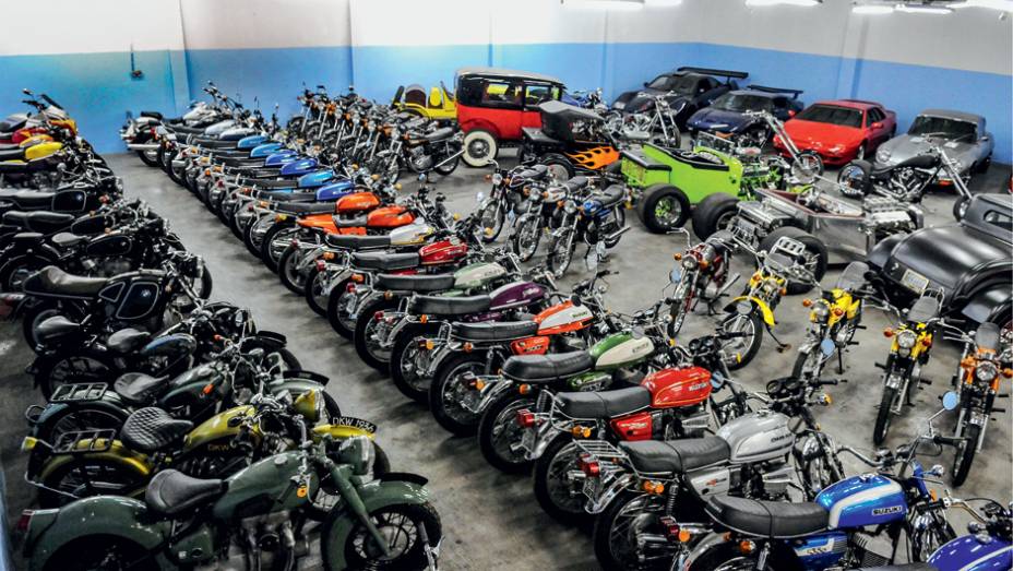 Conjunto de 270 motos: futuro museu em São Roque (SP) | <a href="https://preprod.quatrorodas.abril.com.br/reportagens/geral/arca-tesouros-733321.shtml" rel="migration">Leia mais</a>